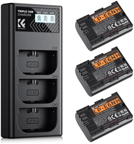 K&F Concept LP-E6NH Battery and Charger